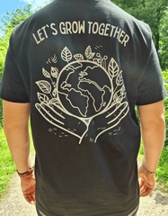 Let's Grow Together - Oversized Organic Shirt